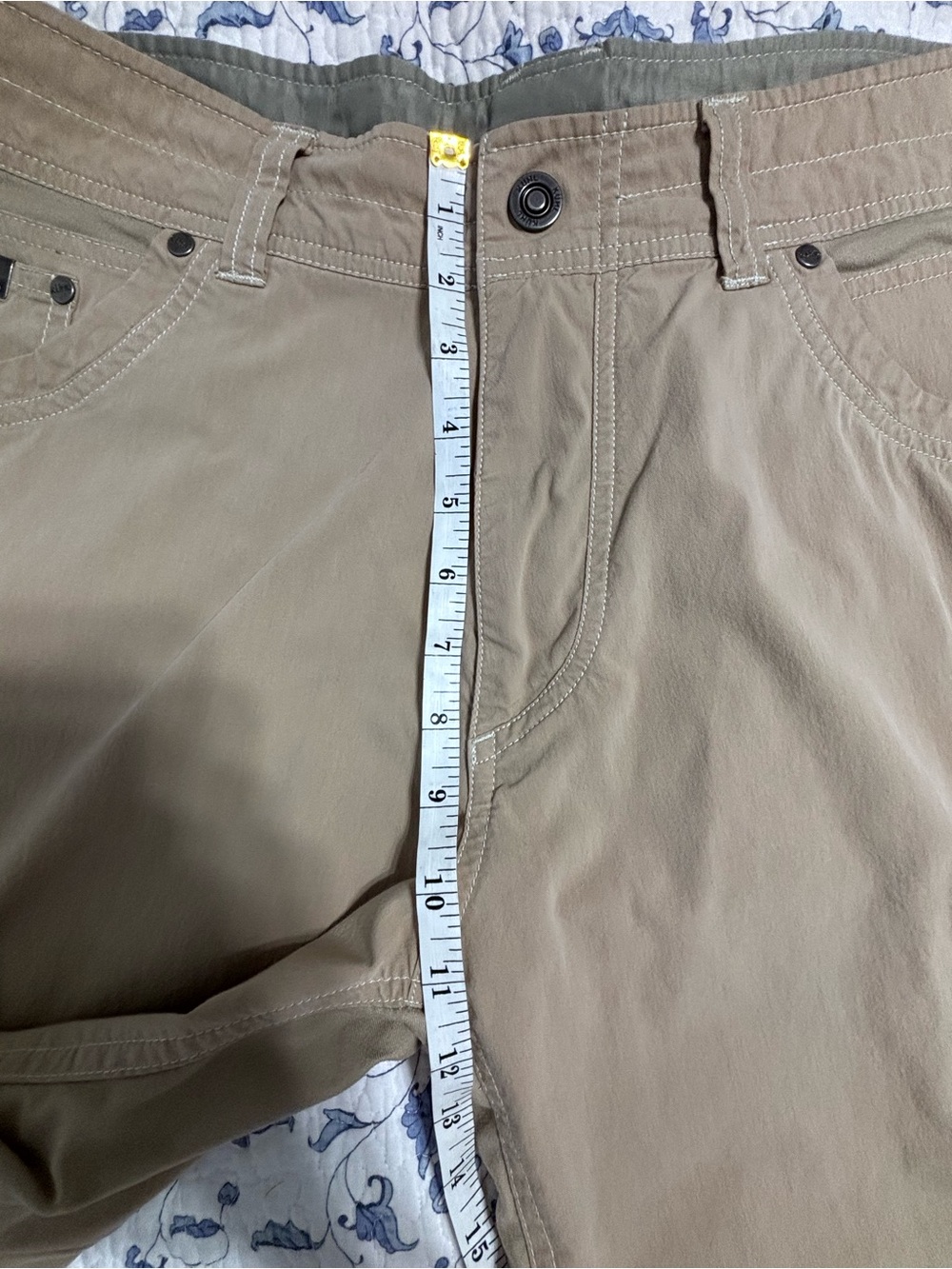 KÜHL Renegade Cargo Shorts Men’s 36 Khaki Stretch Hiking Outdoor Utility - Picture 10 of 15